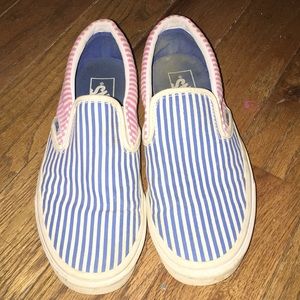 Stripped Vans women’s size 8